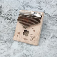 칼림바 21거문고 17손가락 일반피아노 배우지 않아도 되는 악기 학생 하프초보학습 선물, T08-21음원목 네잎크로버 8자례