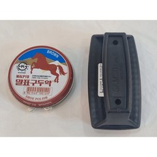 말표 구두약 솔세트, 브라운+솔세트, 1개