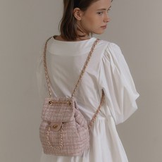 아노에틱 ANC TWEED CLASSIC BACKPACK_PINK