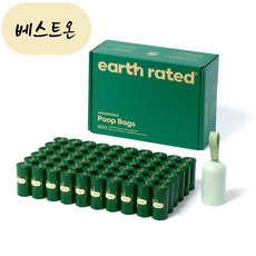  [해외] 어스레이티드 반려견 배변봉투 초대용량 900개입 디스펜서 포함 베스트온 미국직구, 1개 