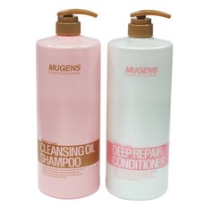 웰코스 뮤겐스 베이직케어 클렌징 오일 샴푸/린스 1500ml, 1개