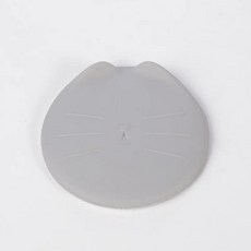 휴대용 실리콘 강아지 고양이 통조림 뚜껑 링 식품 실러 포장 포, 3.cat gray, 1개