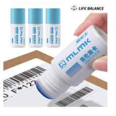 택배송장지우개 3P 개인정보제거기 개인정보지우개 물파스형 택배송장리무버 컴팩트사이즈 확실한 효과 정품, 1세트