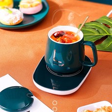 우리생활연구소 컵 미니 포트기 보온포트 55도 유지 보온기, 화이트