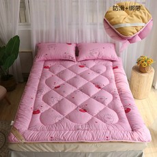 더블패드 두꺼운 벨벳 침대매트 침대요 다다미침대 매트 2인용 접이식 싱글더블, C03-150*200cm