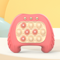 한글판 퀵푸쉬 푸쉬팝 팝잇 기억력 집중력 향상 게임기, 핑크