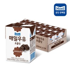 매일유업 초콜릿 우유 200ml, 96개