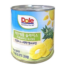 Dole 파인애플 슬라이스 432g x 12캔