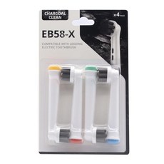 대나무 껌 케어 칫솔 헤드 구강 B용 새로운 스타일 EB58-X 4 개, 02 EB58-X 4PCS