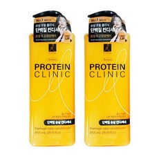 엘지 엘라스틴 아미노 프로틴 클리닉 단백질 손상 케어 컨디셔너 855ml 2개 헤어 린스