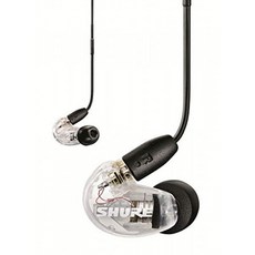 Shure SE215 유선 사운드 분리 이어 버드 선명한 사운드 단일 드라이버 안전한 인 이어 핏 분리형 케이블 내구성있는 품질 Ap