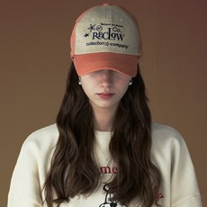 리끌로우 [리끌로우] RECLOW 트윌투톤 RWL BALL CAP LIGHT ORANGE 볼캡모자