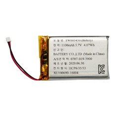 리튬폴리머배터리3.7V 1100mAh, 1개, 1개