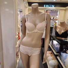 에블린 로맨틱홀리데이_풀컵브라 레이스팬티 세트 베이지 뉴코아 인천