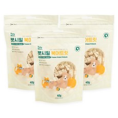 펫시밀 북어트릿 40g 동결건조 강아지 고양이 간식, 3개 - 펫시밀