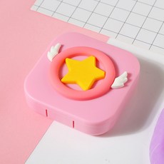심쿵샵 마법소녀 사쿠라 렌즈통 렌즈케이스, 1개, ( 날개S핑크 )
