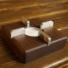  히론목공 원목티워머 티포트 워머, 1개, 월넛 