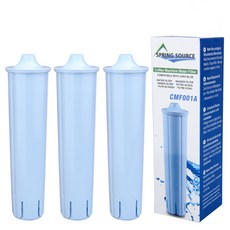 스프링 소스 CMF001A 커피 머신 물 필터 교체용 Jura Clearyl Blue 67879 ENA3 ENA5 J9 J95 F55 F7 F8 F85, 없음