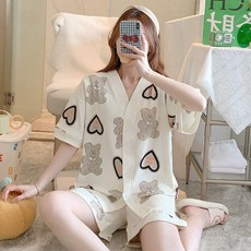 수유잠옷 88사이즈 수면잠옷 출산 모달 원피스잠옷 파자마