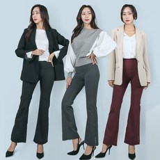항균 부츠컷 슬랙스 레깅스 팬츠 3종세트