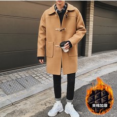 B06110 남성 오버핏 떡복이코트 모직코트 체크무늬코트 후드항공점퍼 숏패딩 더플코트 후리스 무스탕 자켓