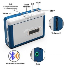 카세트플레이어 디지털 MP3 변환 USB 플래시 드라이브 워크맨 휴대용 아날로그 감성, 블루투스 연결 버전