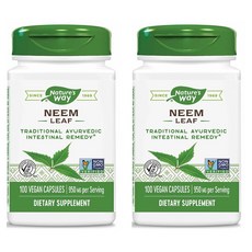 네이쳐스 웨이 웨이님나무 950 mg 베지캡슐 100개입 Nature's Way Neem Leaf, 1개, 2개묶음(5%할인)