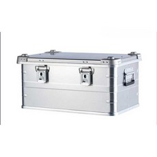 알루텍 알루미늄 박스 클래식 48L 다용도 캠핑 수납 스테인리스, 라벨이 있는 실버 30L