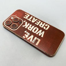아이폰14 프로 휴대폰스킨 디자인 보호필름 후면 측면 카메라 보호, 1개