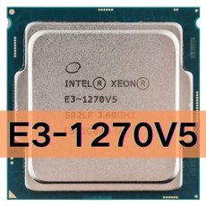 레귤레이터 인텔 제온 E3-1270 v5 E3 1270v5 쿼드 코어 8 스레드 CPU 프로세서 80W LG 호환A 1151 3.6 GHz, 한개옵션0