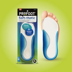 프로풋 소프트소틱 일상생활 전에없던 부드러운 충격흡수 깔창 신개념 충격흡수 아마존 베스트 셀링 브랜드, 여성(230~260)1개, 1개