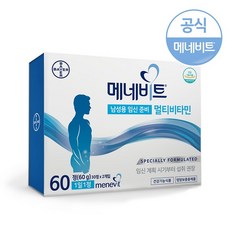 바이엘 메네비트 남성 임신준비 멀티비타민 60정 1개, 60개