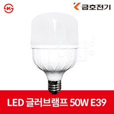 금호전기 번개표 엘바 LED 글러브램프 50W E39, 1개