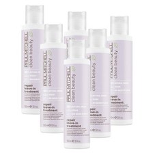 폴미첼 클린 뷰티 리페어 리브인 트리트먼트 Paul Mitchell Clean Beauty Repair Leave-In Treatment, 6개, 150ml