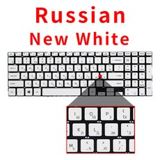 500R5L 500R5M 정품 키보드 신제품 브라질 350XAA 500R5H 35X0AA 500R5K 삼성 550R5L 노트북, RU New White