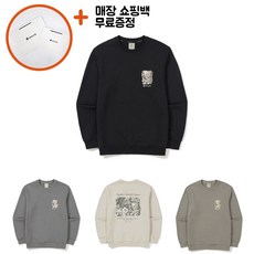 [백화점신상판/AS가능] 스노우피크 트로피컬 그래픽 맨투맨 긴팔 남자 여자 공용 ppJ 블랙 라이트 베이지 카키 그레이 다크 S24FUFHT64