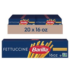 Barilla 페투치니 파스타 473.2ml(16온스) 박스 (20개 팩) - 듀럼 밀 세몰리나로 만든 GMO 프리 파스타 - 코셔 인증 파스타, 없음, 20개