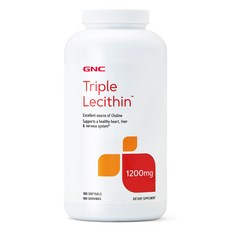 GNC 트리플 레시틴 1200 mg 180 소프트젤, 1.2g, 1개