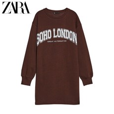 해외 zara 2020 TRF 여성 레터링 맨투맨 05643Dress-21932