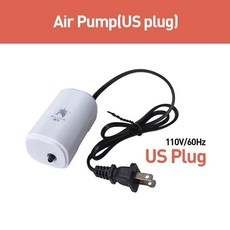 240V 탱크 미니 110V 3W 공기 펌프 압축기 수족관 220V 산소 사일런트 물고기 울트라, 8cmx4cmx4.5cm, US plug 3W