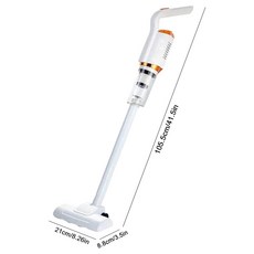 휴대용 무선 진공 청소기 120W 고출력 8500Pa 강력한 흡입 무선 진공 청소기 가정용 자동차 청소용 자동 진공 청소기, 3) White, White