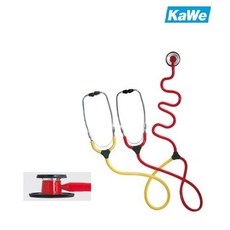 KAWE 교육용 청진기 가베 2인용 기계식청진기 Training stethoscope, 1개