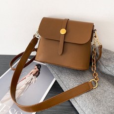 여자 미니 크로스백 가방 데일리 핸드백 브라운