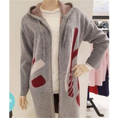 올리비아하슬러 올리비아하슬러 DP01 후드 롱 가디건 OH0SSW202 (6075087)
