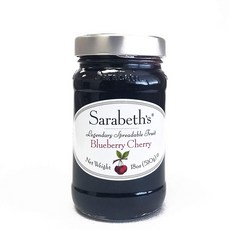 사라베스 블루베리 체리 잼 18oz(510g) Sarabeth's Blueberry Cherry Spreadable Fruit, 1개, 510g