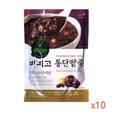 비비고 통단팥죽 450g, 10개