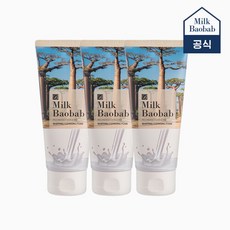 밀크바오밥 휘핑 클렌징 폼 120ml 3개세트 +시카샘플