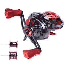 낚시릴Mavllos 개척자 GBC200 152g BFS 낚시 Baitcasting 릴 왼쪽 오른손 2 금속 스풀 울트라 라이트 미끼, 02 GBC200plus_02 오른손