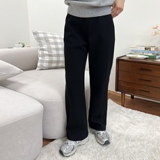 커밍투유 여성 기모 골지 밴딩 트레이닝 팬츠
