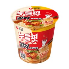 농심 누들핏 김치사발면맛 37.5g 8개입, 8개